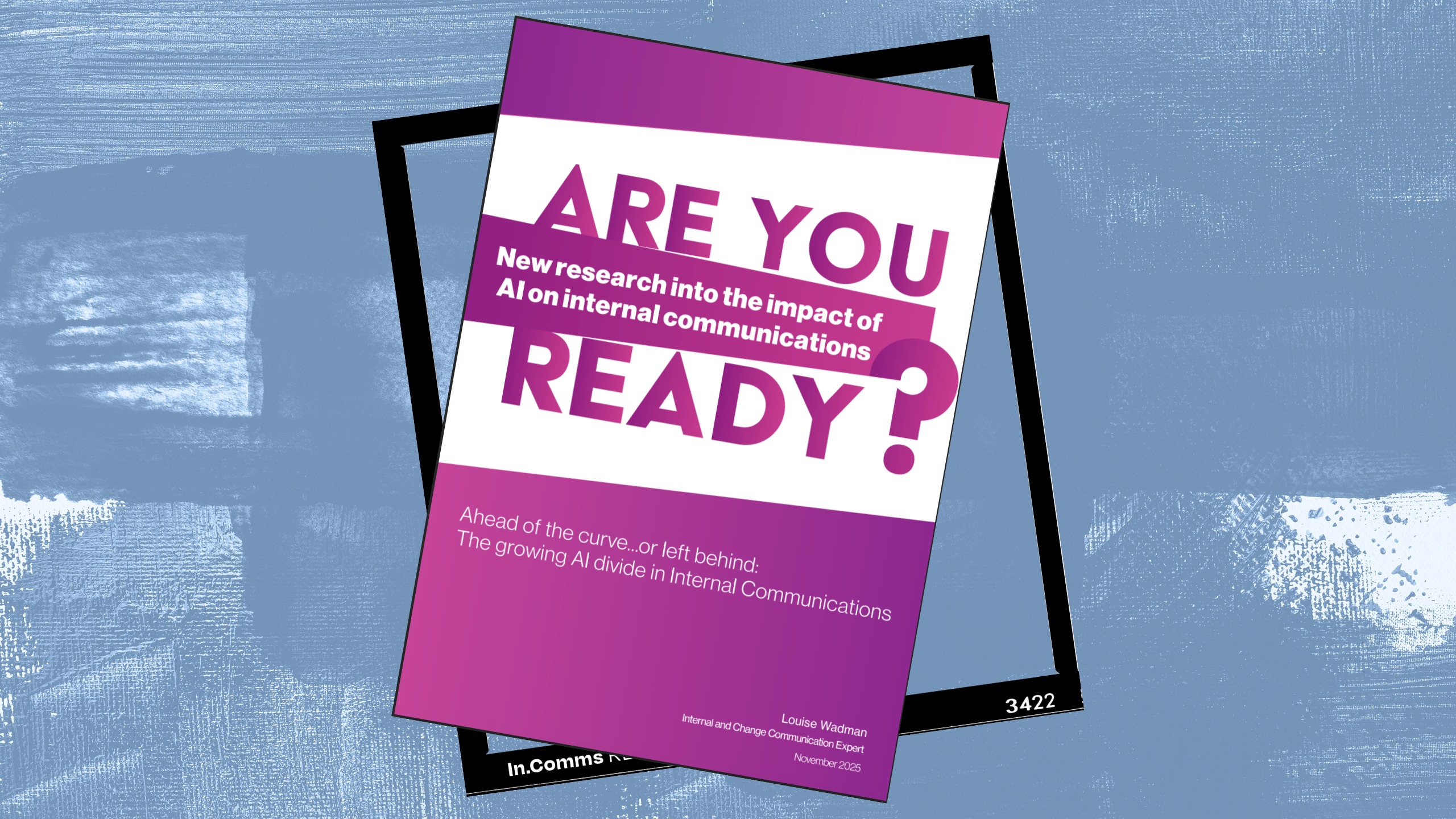 Cover of 'Are you ready' report, set against a stylised blue-grey background.