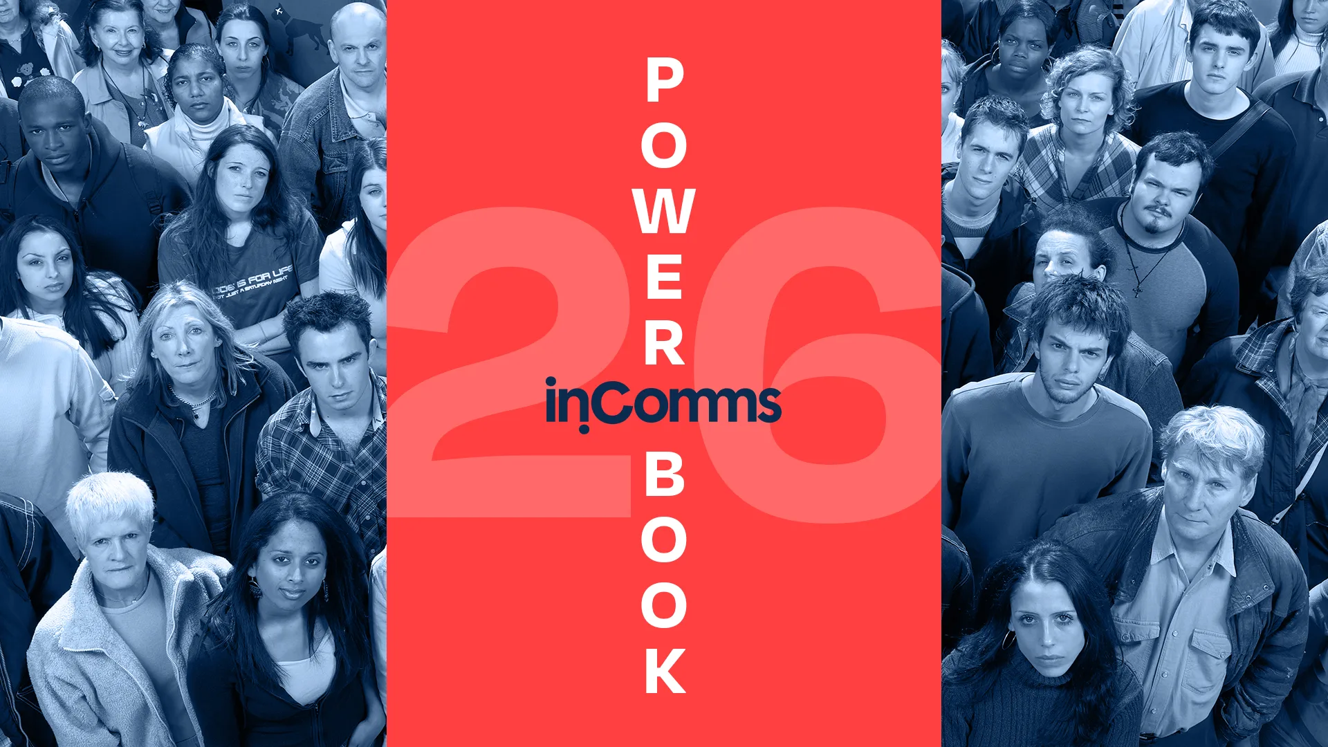 Red Power Book poster with crowd of people in the background